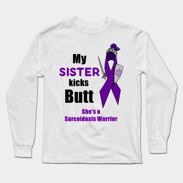 My Sister is a Sarcoidosis Warrior Long Sleeve T-Shirt by imphavok